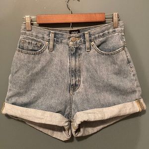 BDG Urban Outfitters Mom High Rise Cuffed Denim Shorts